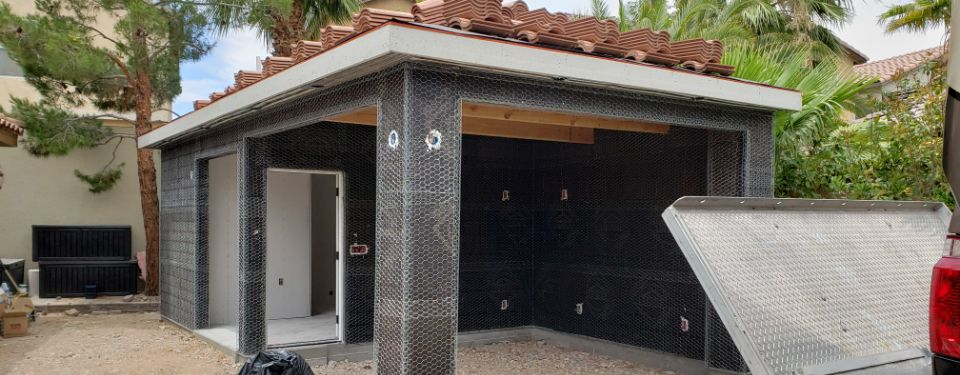 A Casita in the process of being built.
