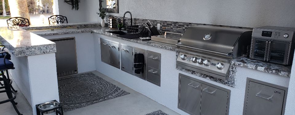 An Outdoor Kitchen Close Up